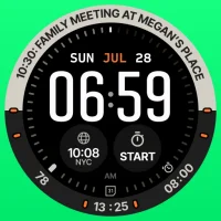 Eventura Digital Watch Face